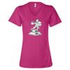 Women’s Relaxed Jersey V-Neck Tee Thumbnail