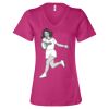 Women’s Relaxed Jersey V-Neck Tee Thumbnail