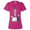 Women’s Relaxed Jersey V-Neck Tee Thumbnail