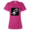 Women’s Relaxed Jersey V-Neck Tee Thumbnail