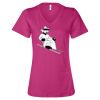 Women’s Relaxed Jersey V-Neck Tee Thumbnail