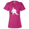 Women’s Relaxed Jersey V-Neck Tee Thumbnail