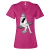 Women’s Relaxed Jersey V-Neck Tee Thumbnail