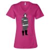 Women’s Relaxed Jersey V-Neck Tee Thumbnail
