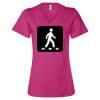 Women’s Relaxed Jersey V-Neck Tee Thumbnail