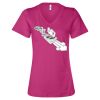 Women’s Relaxed Jersey V-Neck Tee Thumbnail
