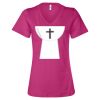 Women’s Relaxed Jersey V-Neck Tee Thumbnail