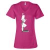 Women’s Relaxed Jersey V-Neck Tee Thumbnail