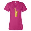 Women’s Relaxed Jersey V-Neck Tee Thumbnail