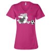 Women’s Relaxed Jersey V-Neck Tee Thumbnail