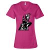Women’s Relaxed Jersey V-Neck Tee Thumbnail
