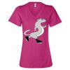 Women’s Relaxed Jersey V-Neck Tee Thumbnail