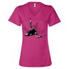 Women’s Relaxed Jersey V-Neck Tee Thumbnail