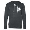 Unisex Jersey Sport Lace Hooded Pullover Thumbnail