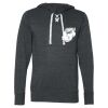 Unisex Jersey Sport Lace Hooded Pullover Thumbnail