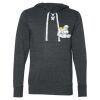 Unisex Jersey Sport Lace Hooded Pullover Thumbnail