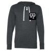 Unisex Jersey Sport Lace Hooded Pullover Thumbnail