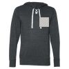 Unisex Jersey Sport Lace Hooded Pullover Thumbnail