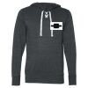 Unisex Jersey Sport Lace Hooded Pullover Thumbnail