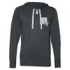 Unisex Jersey Sport Lace Hooded Pullover Thumbnail