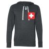 Unisex Jersey Sport Lace Hooded Pullover Thumbnail