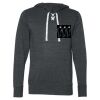 Unisex Jersey Sport Lace Hooded Pullover Thumbnail
