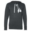 Unisex Jersey Sport Lace Hooded Pullover Thumbnail