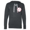 Unisex Jersey Sport Lace Hooded Pullover Thumbnail