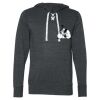 Unisex Jersey Sport Lace Hooded Pullover Thumbnail
