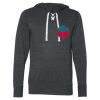 Unisex Jersey Sport Lace Hooded Pullover Thumbnail