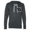 Unisex Jersey Sport Lace Hooded Pullover Thumbnail