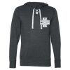 Unisex Jersey Sport Lace Hooded Pullover Thumbnail