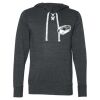 Unisex Jersey Sport Lace Hooded Pullover Thumbnail