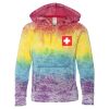 Girls’ Courtney Burnout V-Notch Hooded Sweatshirt Thumbnail