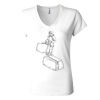 Women’s Jersey V-Neck Tee Thumbnail
