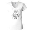 Women’s Jersey V-Neck Tee Thumbnail