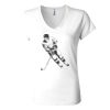 Women’s Jersey V-Neck Tee Thumbnail