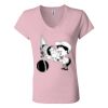 Women’s Jersey V-Neck Tee Thumbnail