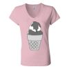 Women’s Jersey V-Neck Tee Thumbnail