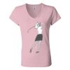 Women’s Jersey V-Neck Tee Thumbnail