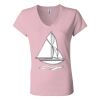 Women’s Jersey V-Neck Tee Thumbnail