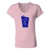 Women’s Jersey V-Neck Tee Thumbnail