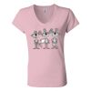 Women’s Jersey V-Neck Tee Thumbnail