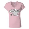 Women’s Jersey V-Neck Tee Thumbnail