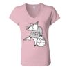 Women’s Jersey V-Neck Tee Thumbnail