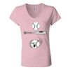 Women’s Jersey V-Neck Tee Thumbnail