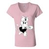 Women’s Jersey V-Neck Tee Thumbnail