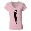 Women’s Jersey V-Neck Tee Thumbnail