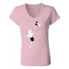 Women’s Jersey V-Neck Tee Thumbnail