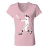 Women’s Jersey V-Neck Tee Thumbnail